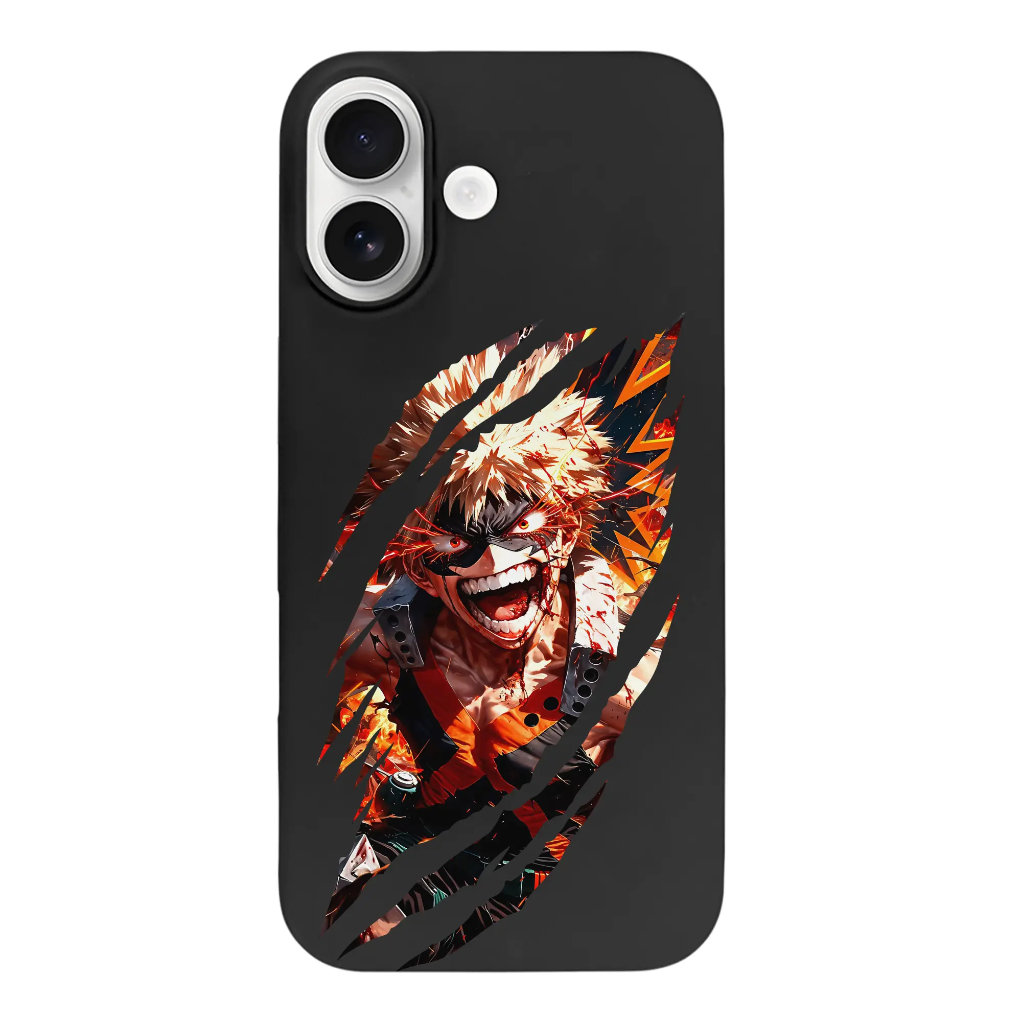 僕のヒーローアカデミア グッズ,爆豪勝己 - iPhone 17 シリーズ シリコンケース 薄型 耐衝撃 指紋防止 ソフトタッチカバー 精密フィット 傷防止 保護ケース iPhone 17/17 Air/17 Pro/17 Pro Max 対応